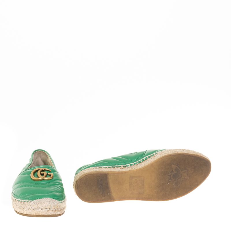 Espadrille-Gucci-Double-G-Verde