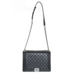 Bolsa-Chanel-Boy-Grande-Couro-Preto