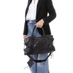 Bolsa-Balenciaga-Motocross-Couro-Preta