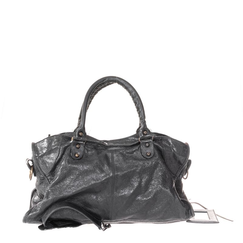 Bolsa-Balenciaga-Motocross-Couro-Preta