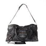 Bolsa-Balenciaga-Motocross-Couro-Preta