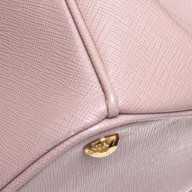 Bolsa-Prada-Galleria-Couro-Saffiano-Lux-Double-Zip-Rose