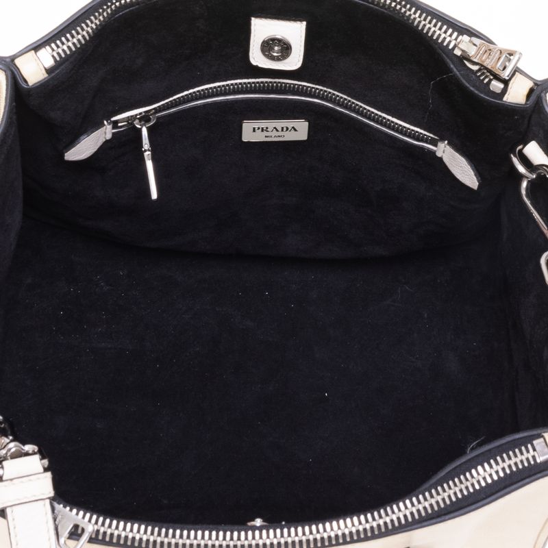 Bolsa-Prada-Glace-Calf-Twin-Pocket-Creme