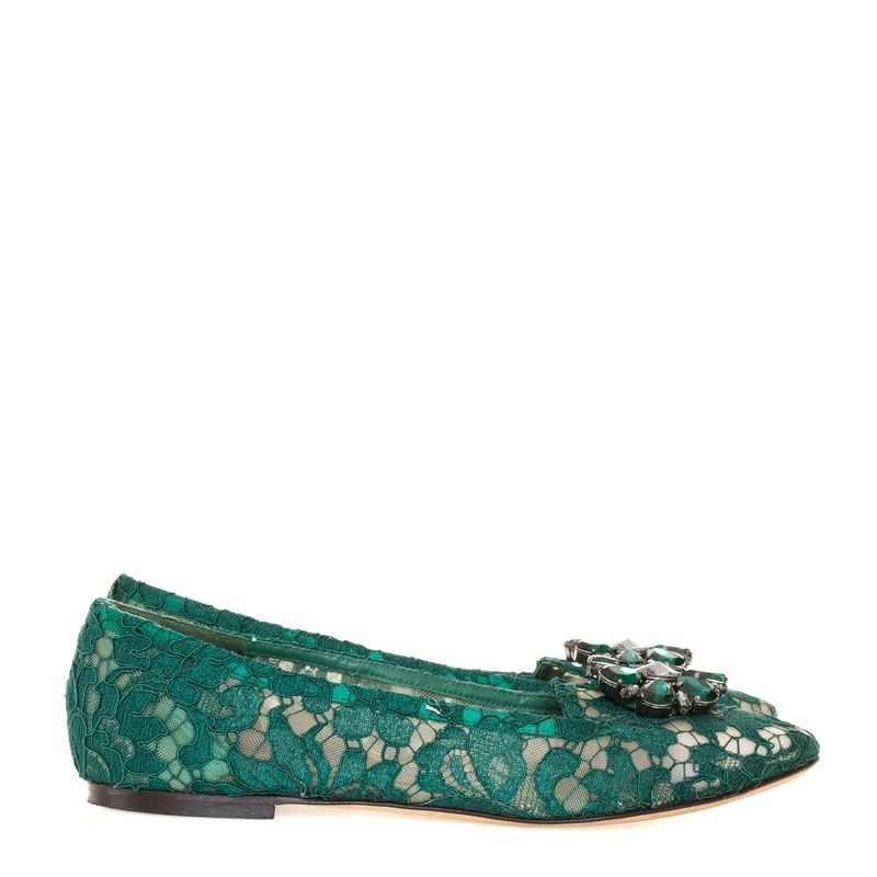 Slipper-Dolce---Gabbana-Vally-Verde-Escuro