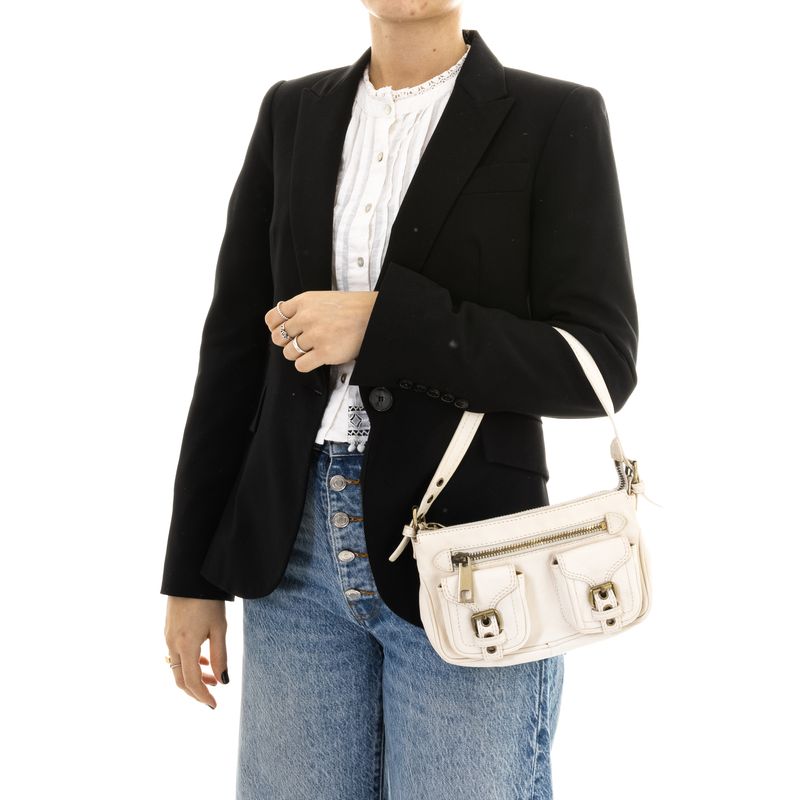 Bolsa-Marc-Jacobs-Couro-Branca-Mini