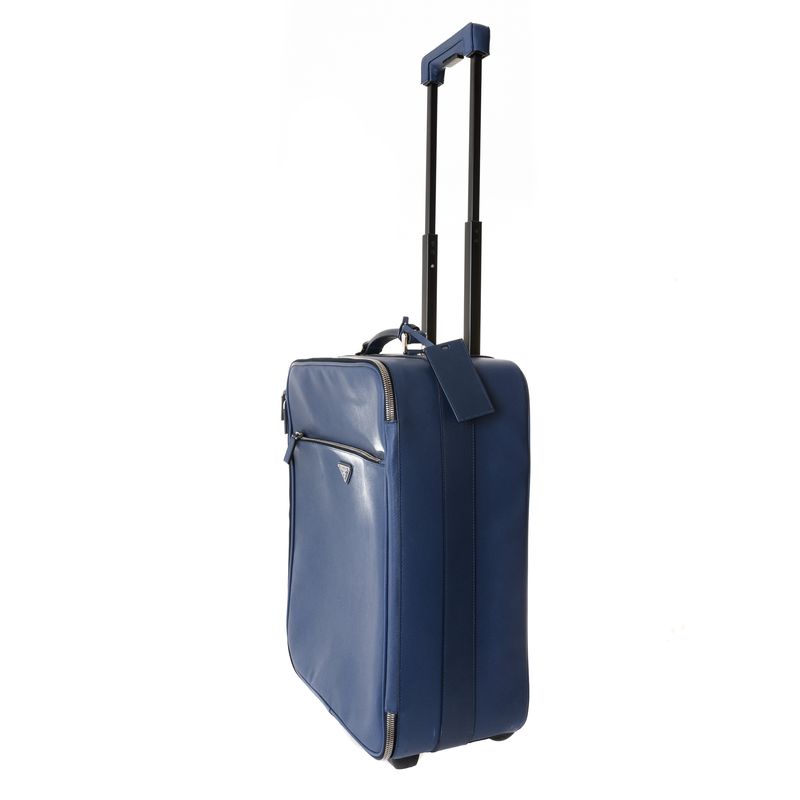 Mala-de-Bordo-Prada-Couro-Saffiano-Azul