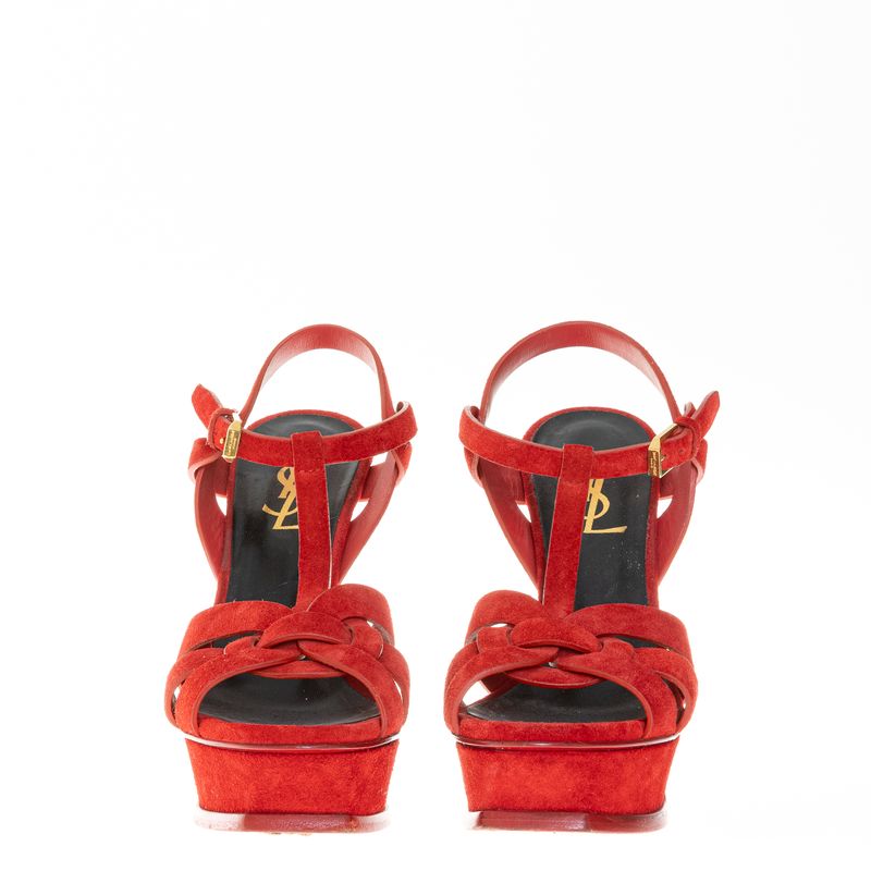 Sandalia-Saint-Laurent-Tribute-Camurca-Vermelha
