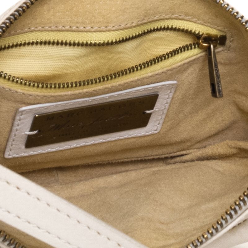 Bolsa-Marc-Jacobs-Couro-Branca-Mini