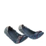 Sapatilha-Louis-Vuitton-Monogram-Denim-Ballet-Flats