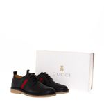 Sapato-Gucci-Derby-Couro-Preto-Faixa-Web-Lateral
