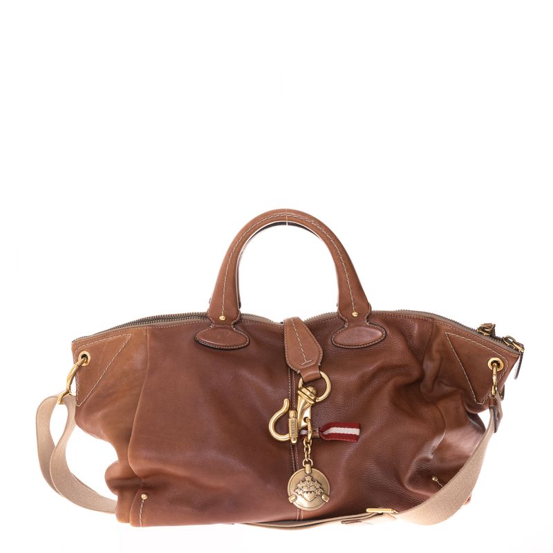 Bolsa-Bally-Couro-Marrom
