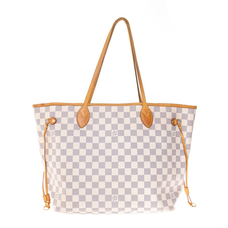 Bolsa-Neverfull-Louis-Vuitton-Canvas-Damier-Azur