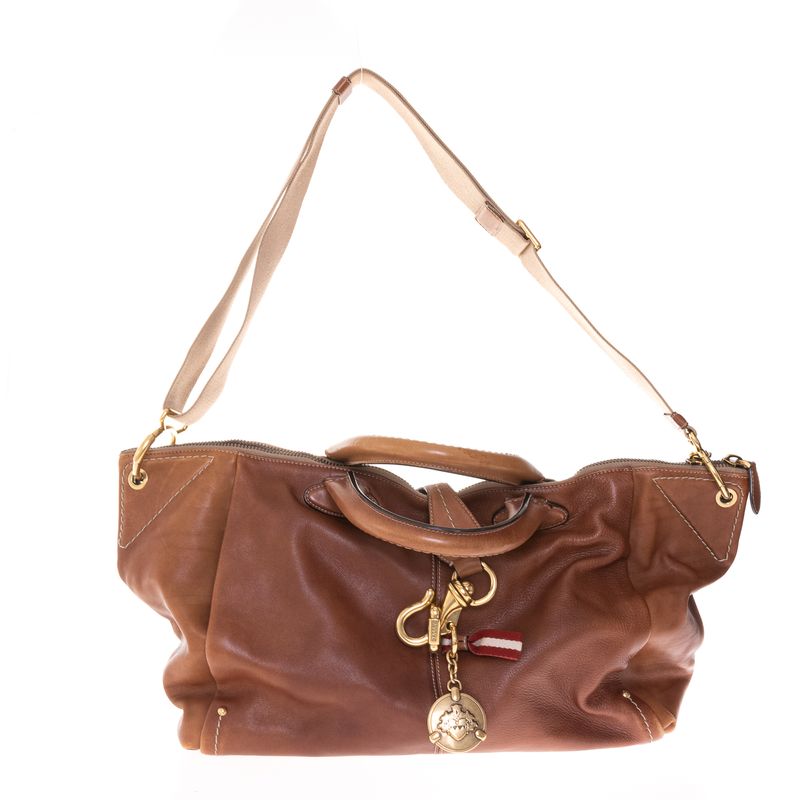 Bolsa-Bally-Couro-Marrom