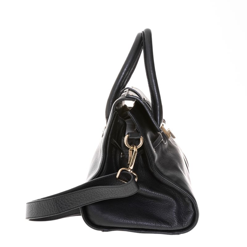 Bolsa-Rosalie-Jimmy-Choo-Couro-Preto