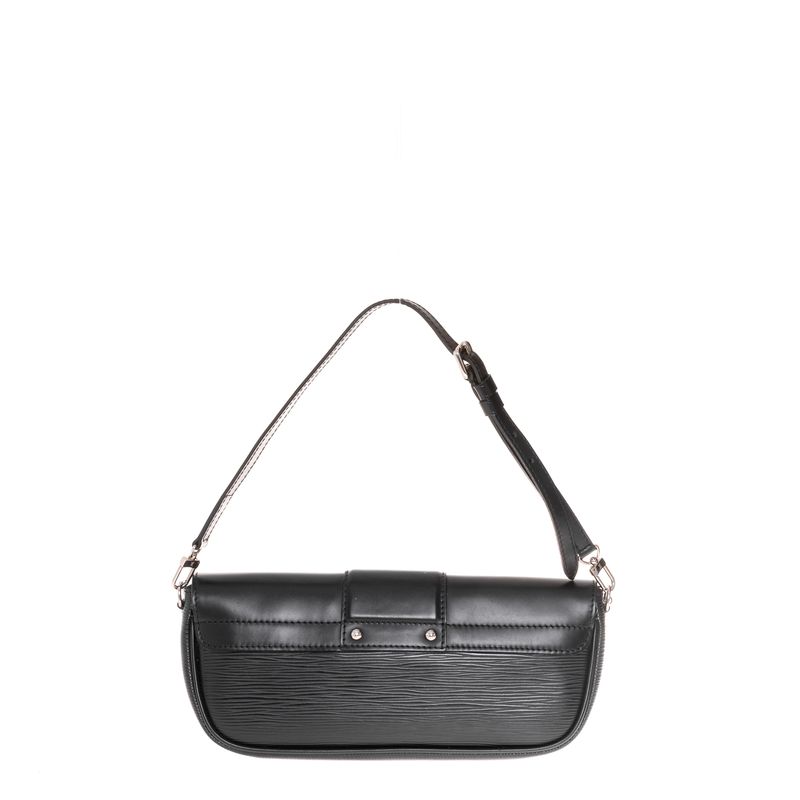 Bolsa-Louis-Vuitton-Pochette-Montaigne-Couro-Epi-Preto