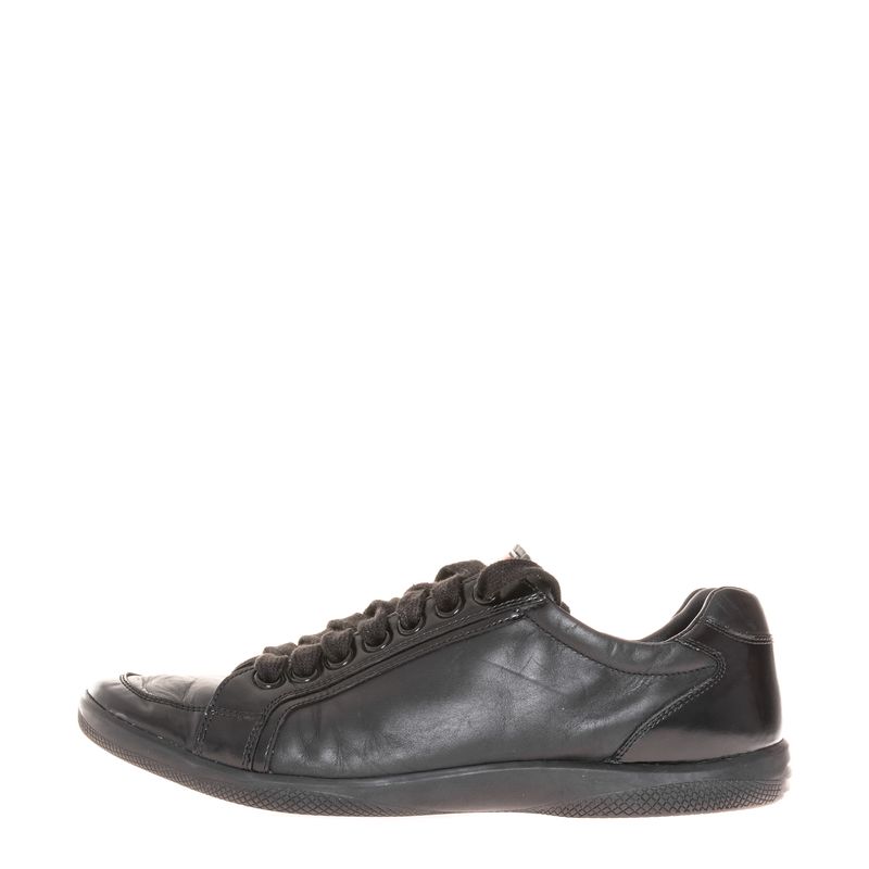 Tenis-Prada-Couro-Preto