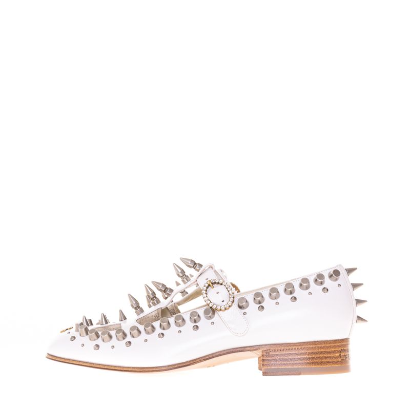 Sapato-Gucci-Rebites-Branco