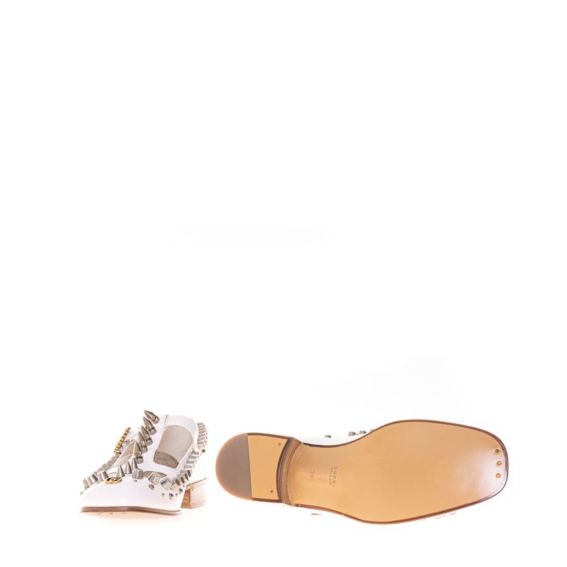 Sapato-Gucci-Rebites-Branco