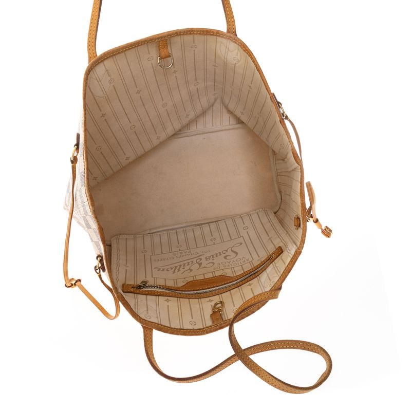 Bolsa-Neverfull-Louis-Vuitton-Canvas-Damier-Azur