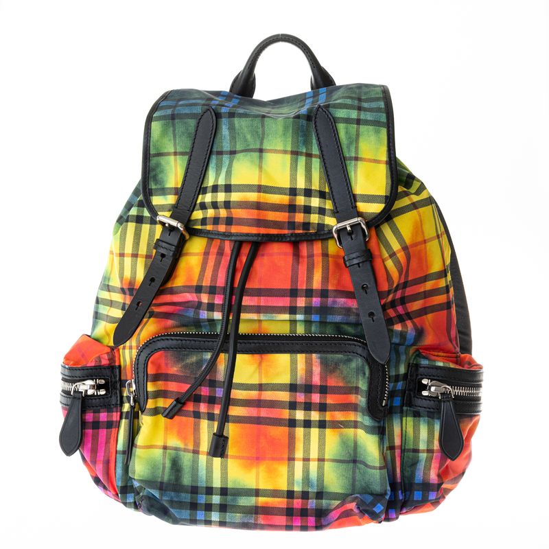 Mochila-Burberry-Rucksack-Xadrez-Tie-Dye