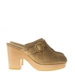 Mule-Clog-Chanel-Matelasse-Dourado