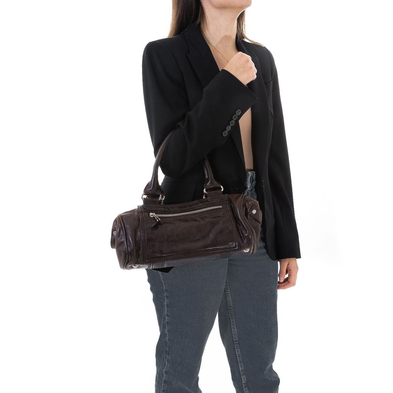 Bolsa-Balenciaga-Couro-Marrom