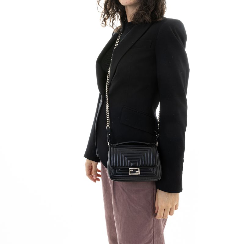 Bolsa-Fendi-Duo-Couro-Preto