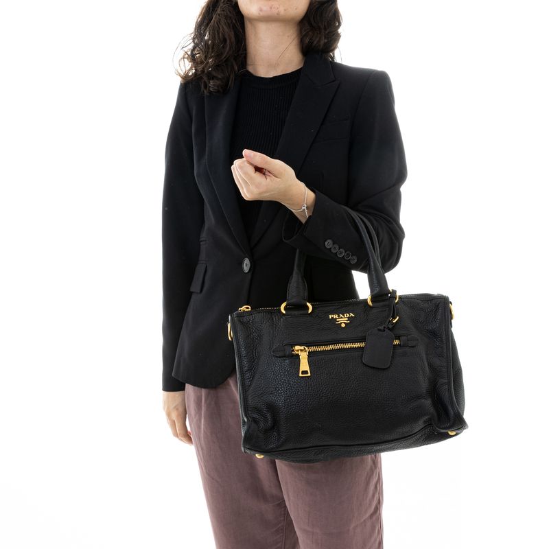 Bolsa-Prada-Couro-Preto