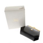 Porta-Moedas-H.-Stern-Vintage-Couro-Preto