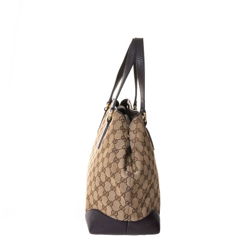 Bolsa-Gucci-Jacquard-Couro-Marrom