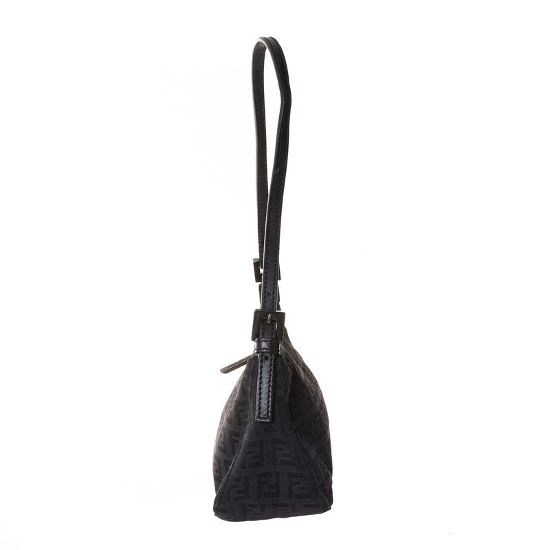 Bolsa-Fendi-Zucca-Tecido-Preto