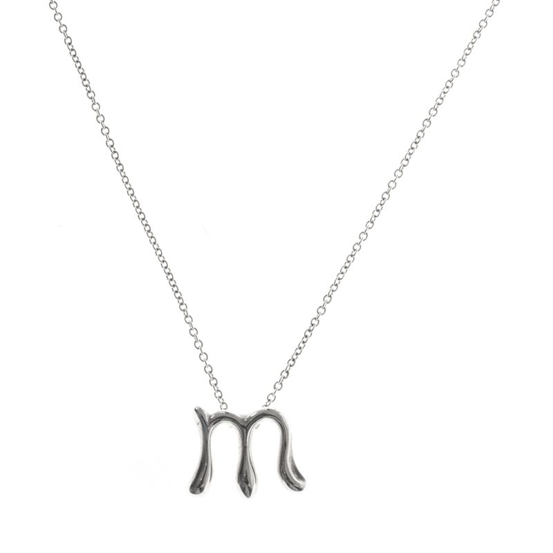 Colar-Tiffany---Co.-Pendente-Alfabeto-Letra-M