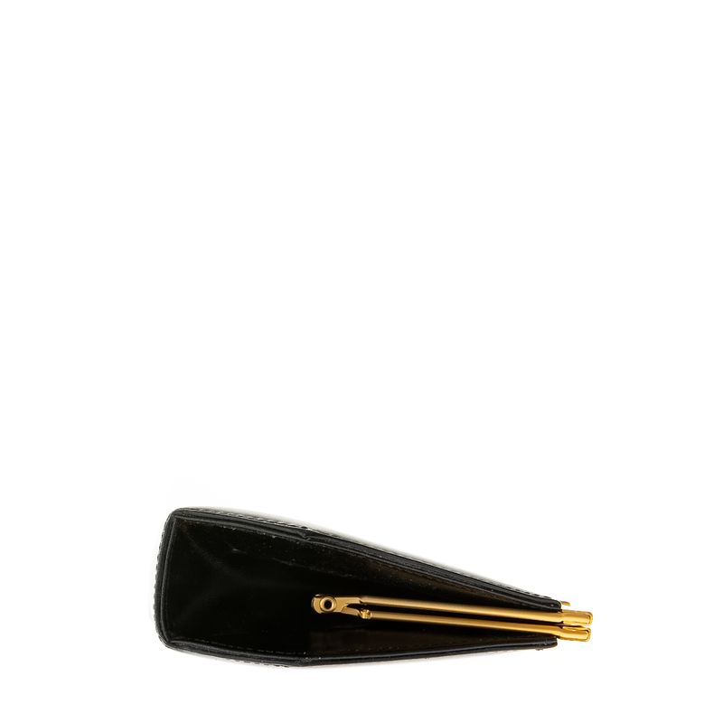 Porta-Moedas-H.-Stern-Vintage-Couro-Preto