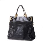 Bolsa-Balenciaga-Sac-Lune-Couro-Preto