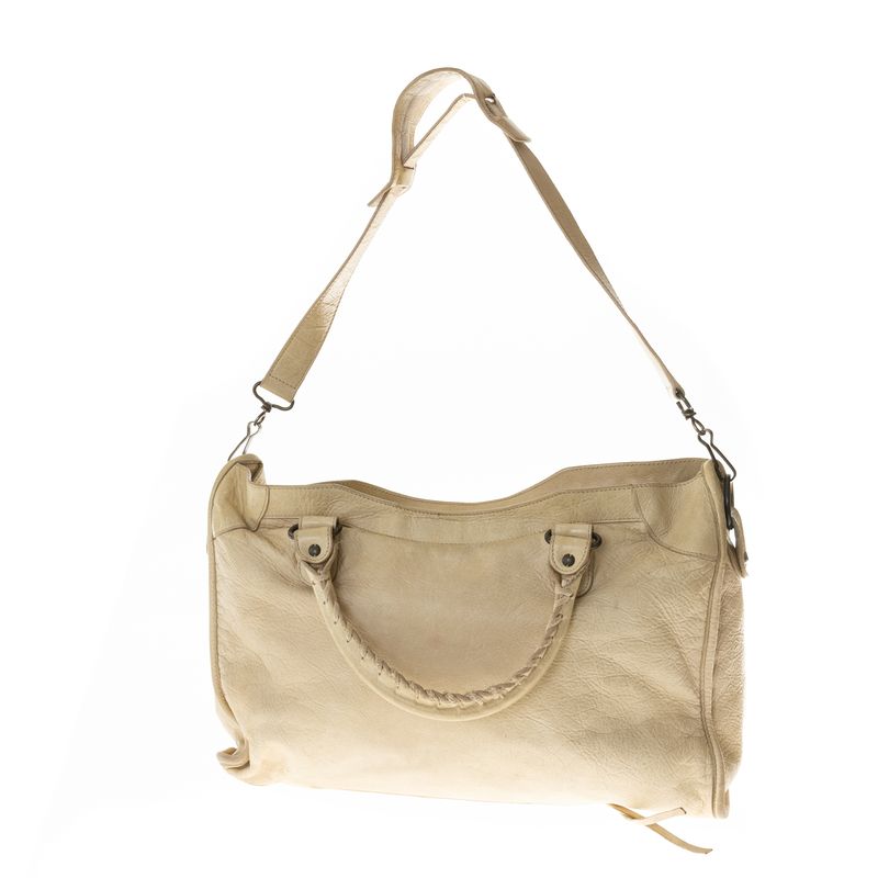 Bolsa-Balenciaga-Motocross-Couro-Bege
