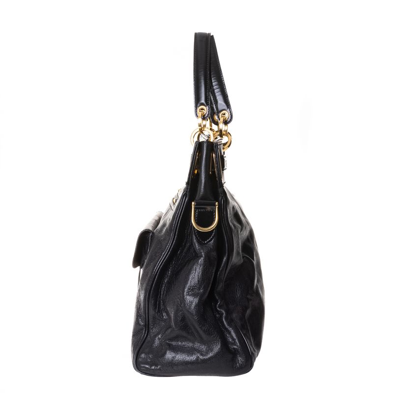Bolsa-Balenciaga-Sac-Lune-Couro-Preto