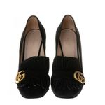 Sapato-de-Salto-Gucci-com-Franjas-Preto