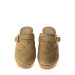 Mule-Clog-Chanel-Matelasse-Dourado