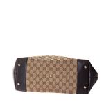 Bolsa-Gucci-Jacquard-Couro-Marrom