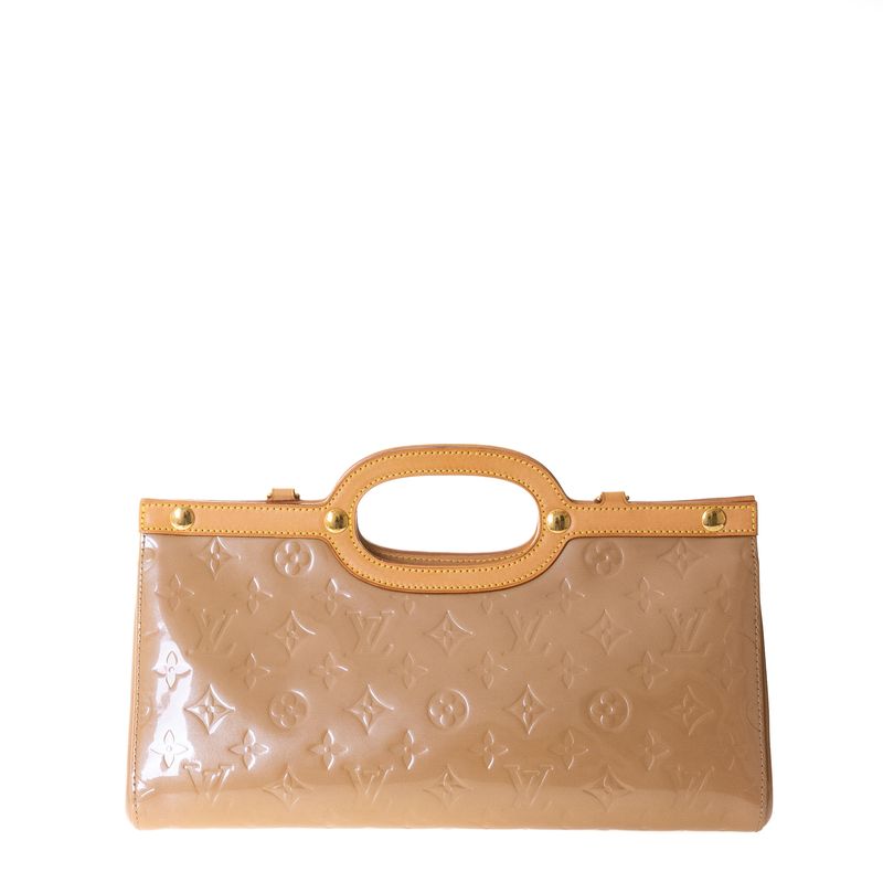 Bolsa-Louis-Vuitton-Roxbury-Verniz-Bege-Monograma