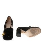 Sapato-de-Salto-Gucci-com-Franjas-Preto