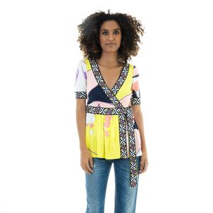 Blusa Emilio Pucci Transpassada