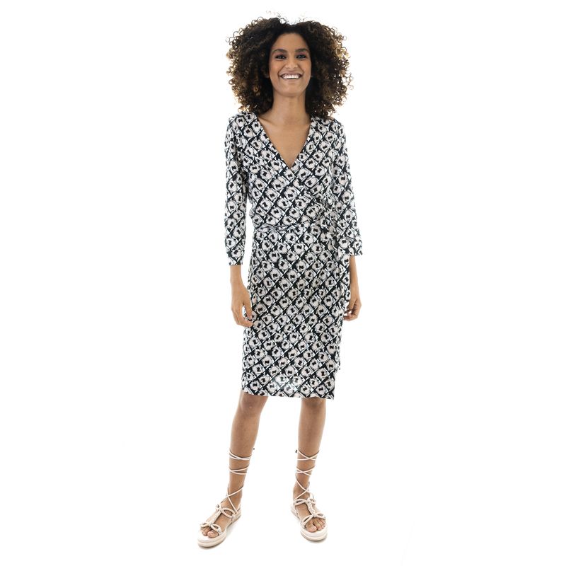 Vestido-Diane-Von-Furstenberg-Tranpassado-Preto-e-Branco