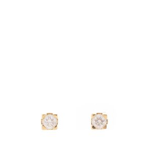Brinco Vivara Solitário Ouro Amarelo e 30 Pontos de Diamantes
