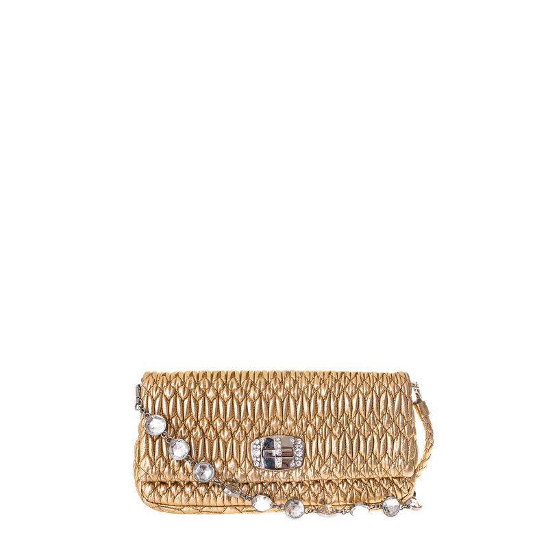 Bolsa-Miu-Miu-Matelasse-Iconic-Couro-Dourado
