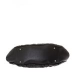Bolsa-Christian-Dior-Plisse-Basket-Tote-Couro-Preto