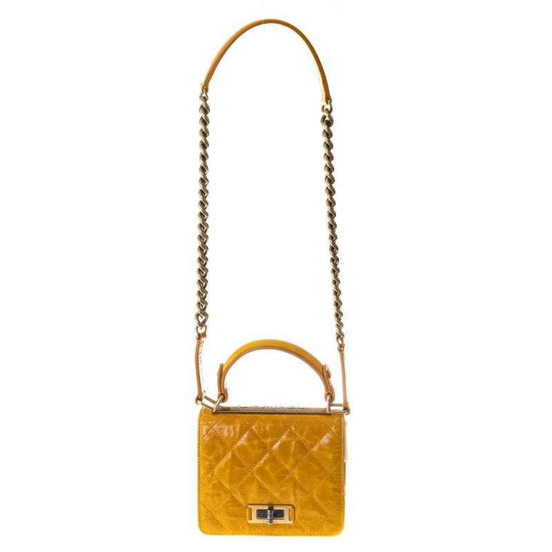Bolsa-Chanel-Vintage-Matelasse-Amarelo