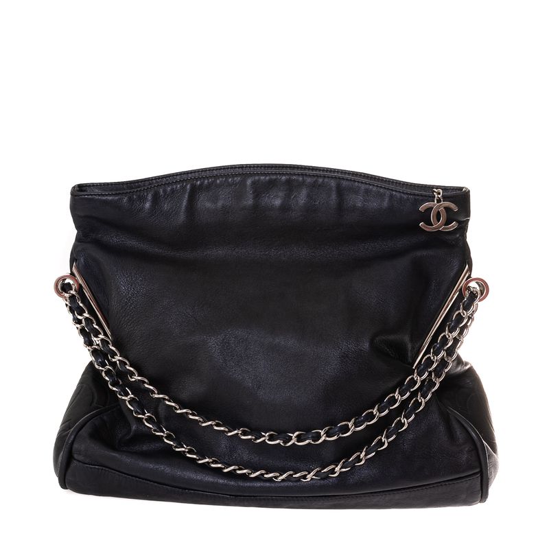 Bolsa-Chanel-Couro-Preto