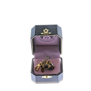 Berloque Juicy Couture Bolsa Preta e Dourado