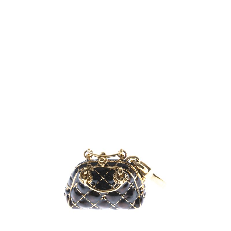Berloque-Juicy-Couture-Bolsa-Preta-e-Dourado